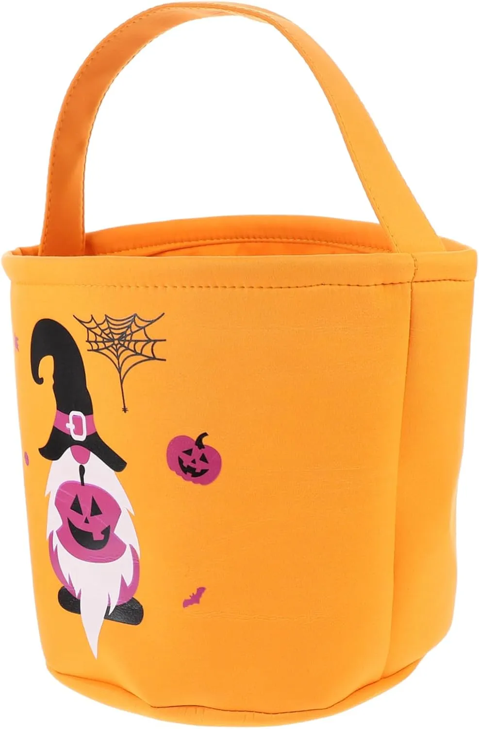 1Pc Halloween Candy Bag for Portable for Trick Treating Halloween Candy Storage Bucket Halloween Treat Present Bag