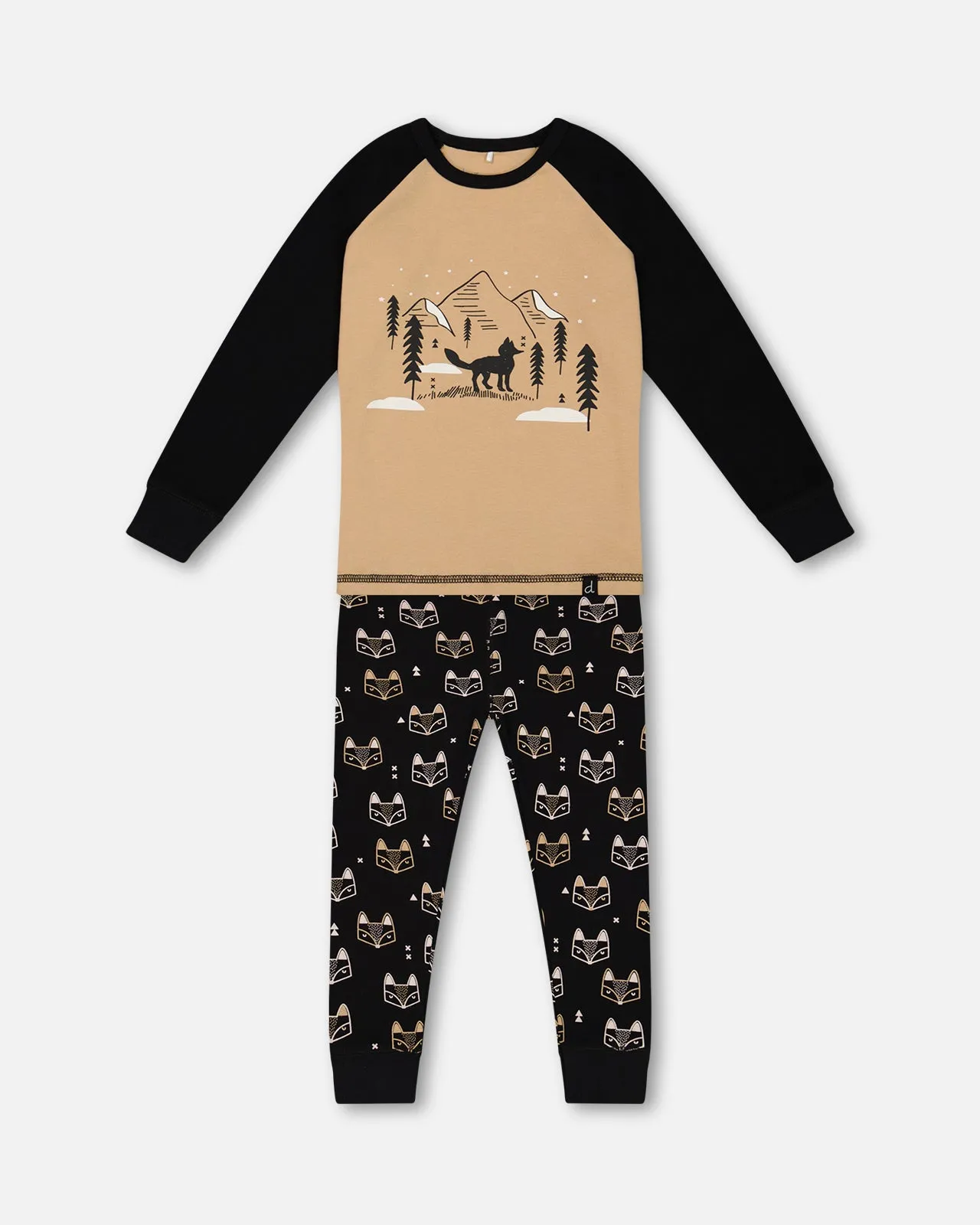 2 Piece Boys Fox Pajamas