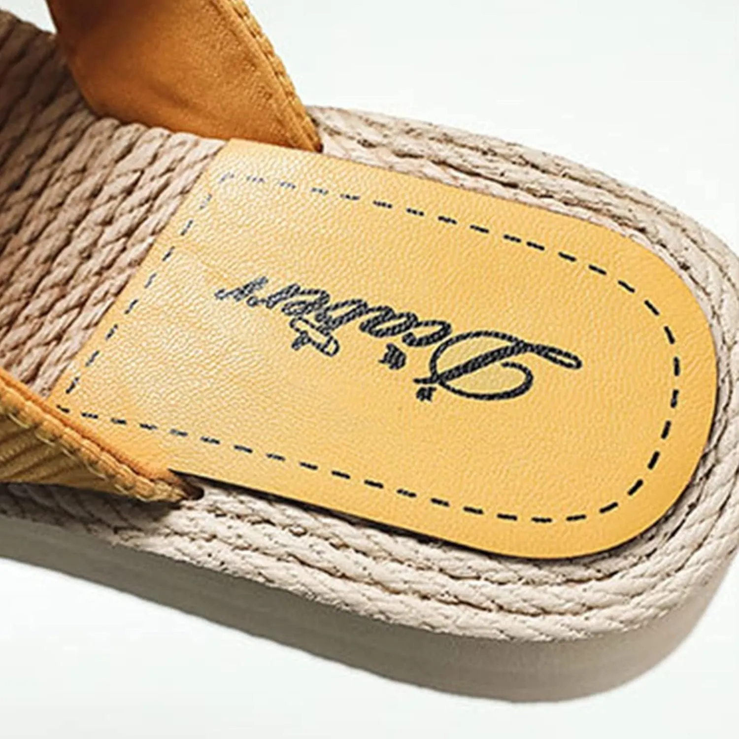 2025 Women Wedge Sandal Summer Open Toe Slip-On Espadrilles Slippers Comfortable Beach Vacation Slides Breathable Non-Slip Walking Footwear Indoor/Outdoor Ladies Dress Height Increase Shoe