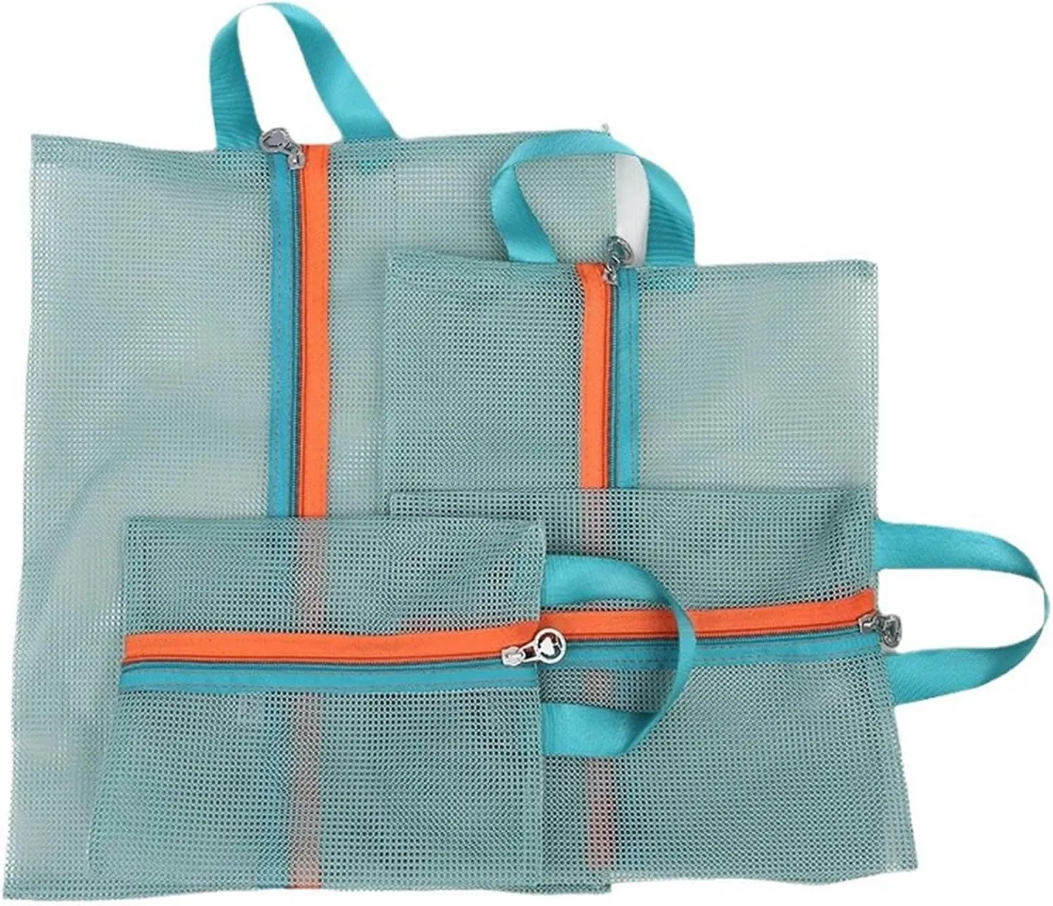 4 Pieces Sturdy Polyester Meshes Storage Packing Cubes Set For Garments Protective And Easy Organization Designs