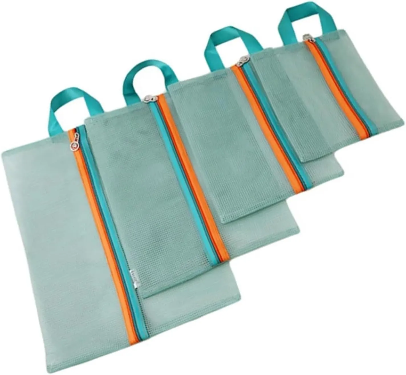 4 Pieces Sturdy Polyester Meshes Storage Packing Cubes Set For Garments Protective And Easy Organization Designs