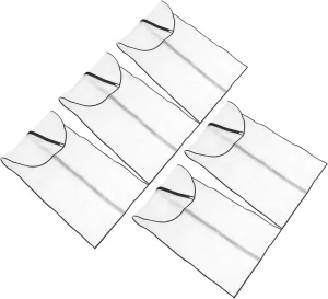 5pcs Dust Bag Garment Bag Hanging Clothes Bag Suit Bags for Closet Storage Clear Clothes Storage Bag Coat Bag Garment Storage Bags for Hanging Clothes Tomorrow Transparent