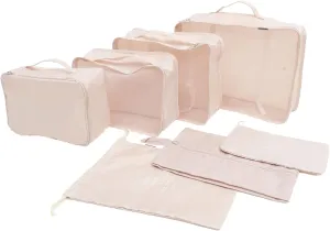 7pcs Packing Organizers for Suitcase Travel Cubes Set Luggage Organizer for Business Hiking