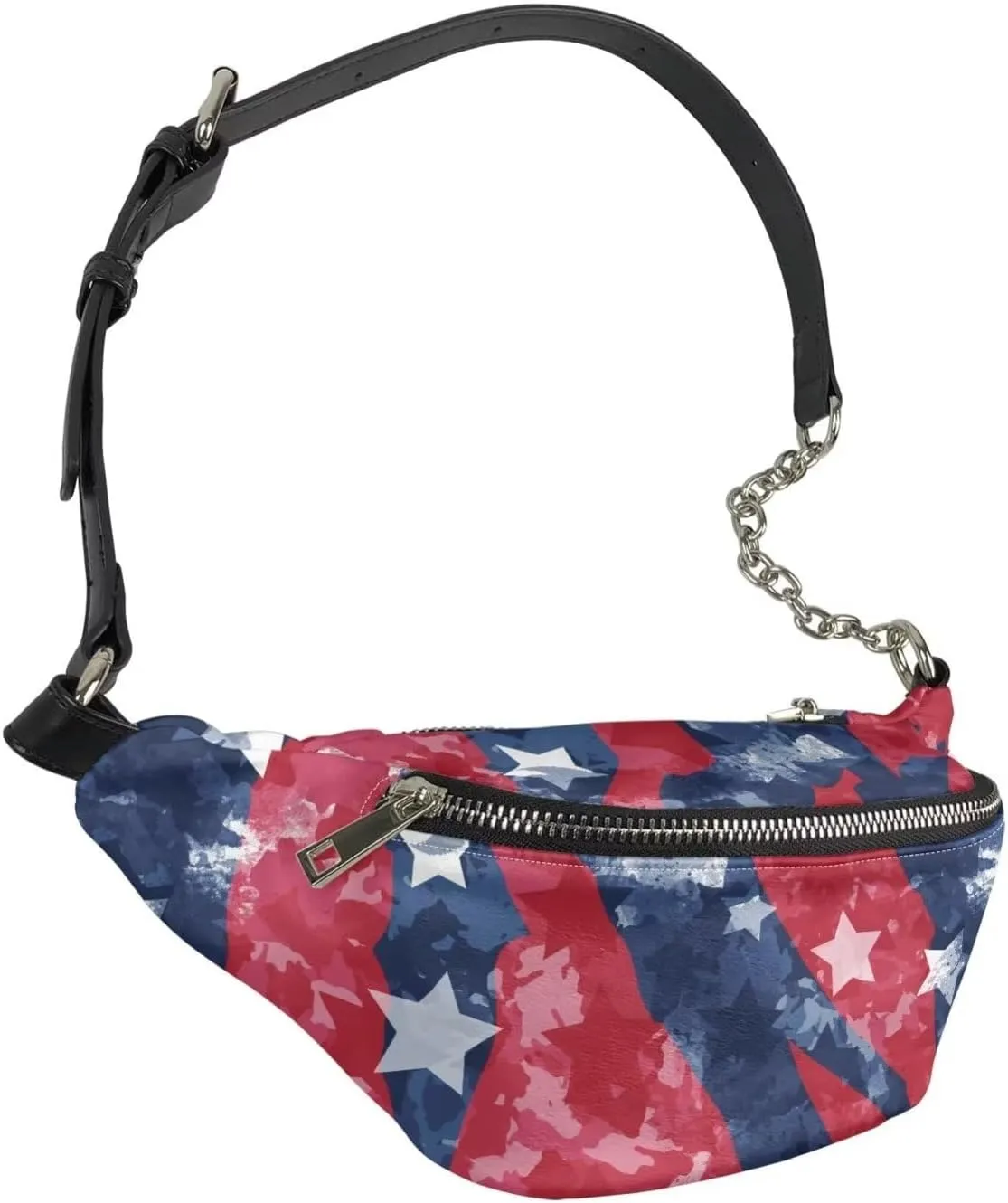 American Flag Shoulder Bag Travel Lightweight PU Shoulder Pouch Bag Stylish and Versatile Cell Phone Purses Travel Pouch for Travel Running Hiking Workout Sports