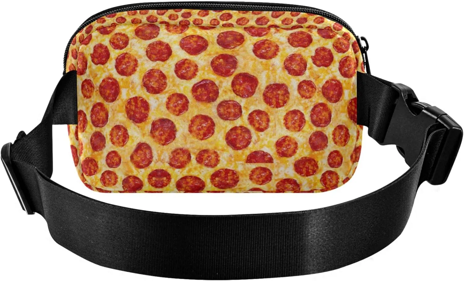 Bacon Food Print Waterproof Women Fanny Packs Hip Pouch Belt Bag Trendy Waist Purse for Women