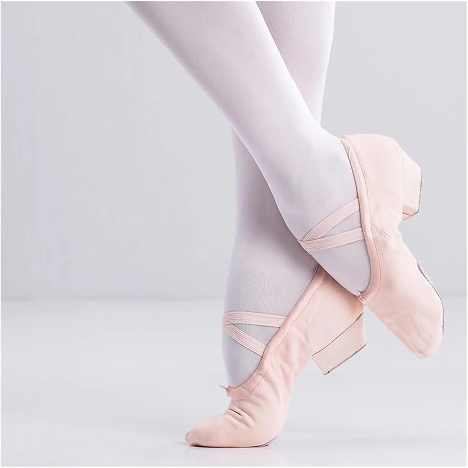 Ballet Shoes Women Ballet Shoes Girls Kids Ballet Dance Shoes Soft Sole Low Heels Jazz Dancing Shoes Pink/Black Women Exercise Shoes Shoe Dance(Nude,Size 36)
