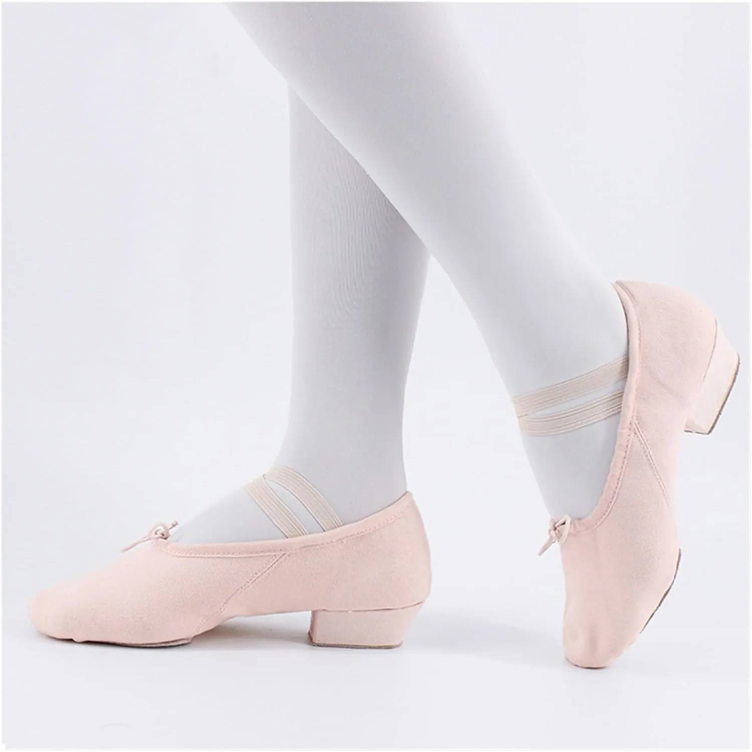 Ballet Shoes Women Ballet Shoes Girls Kids Ballet Dance Shoes Soft Sole Low Heels Jazz Dancing Shoes Pink/Black Women Exercise Shoes Shoe Dance(Nude,Size 36)