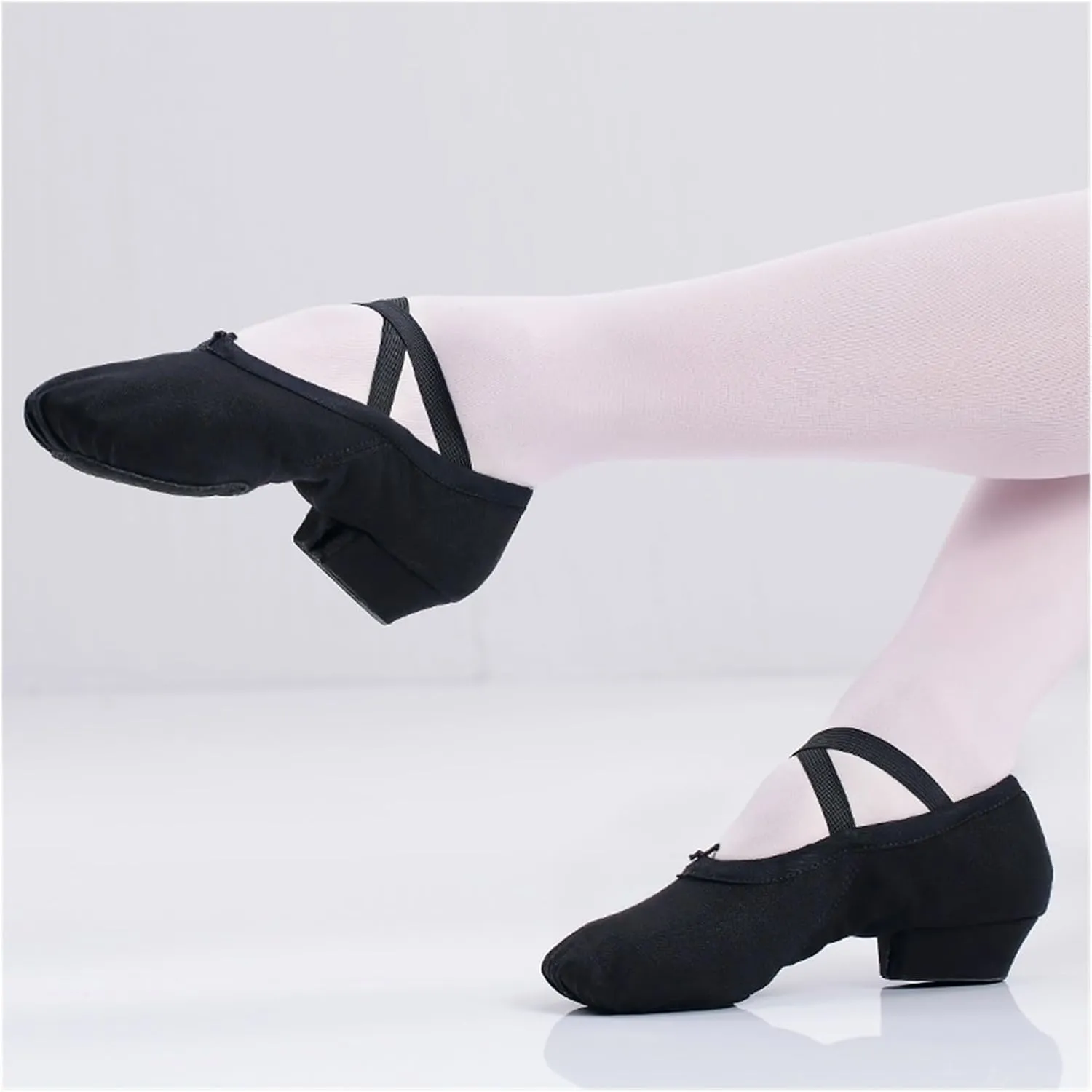 Ballet Shoes Women Ballet Shoes Girls Kids Ballet Dance Shoes Soft Sole Low Heels Jazz Dancing Shoes Pink/Black Women Exercise Shoes Shoe Dance(Nude,Size 36)