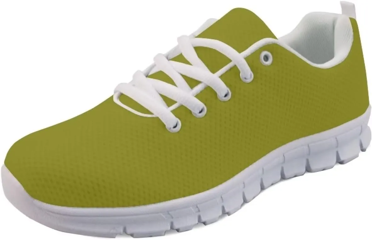 Beginterest Women's Cute Walking Shoe Lightweight Athletic Casual Work Gym Sneakers Polka Dots Solid Leopard Print