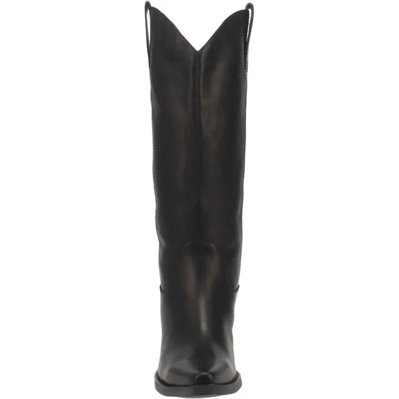 Black 14" Ladies Snip Toe Boot