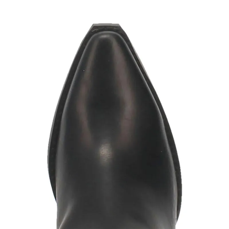 Black 14" Ladies Snip Toe Boot