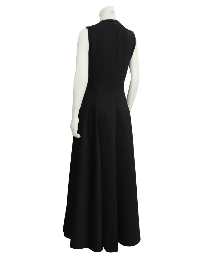 Black Silk Gown