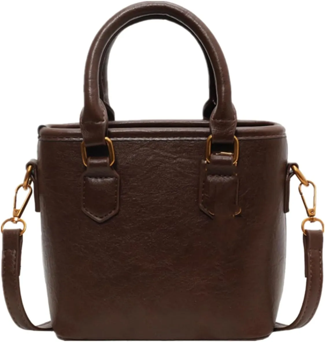 Bucket Bag for Women - Trendy Vintage-Style Crossbody Bag - Bucket Handbag Adjustable Strap, Waterproof