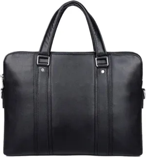 Business Briefcases Mens Handbags Computers Bags Messenger Shoulder Bags Genuine Leather Laptop Bags 15Inch