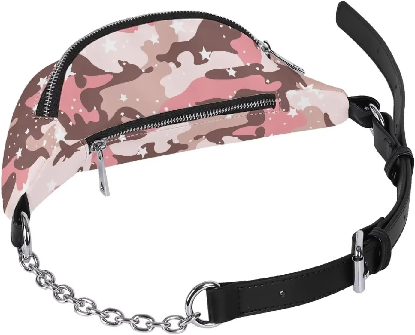 Camo Cross Body Pouch Women Lightweight PU Shoulder Pouch Bag Waterproof Soft Large Crossbody Fanny Pack Carrying All Phones Cards Passports Lipsticks