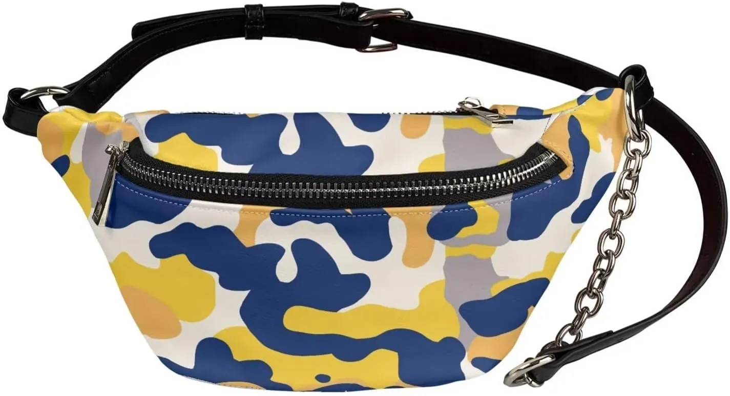 Camo Girls Purses Cross Body Portable PU Cross Body Shoulder Bag Stylish and Versatile Cell Phone Purses Travel Pouch for Running Hiking Workout Dog Walking Outdoors