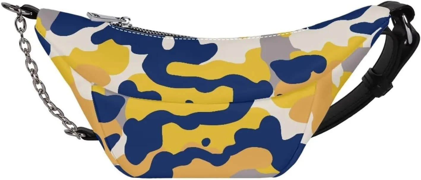 Camo Girls Purses Cross Body Portable PU Cross Body Shoulder Bag Stylish and Versatile Cell Phone Purses Travel Pouch for Running Hiking Workout Dog Walking Outdoors