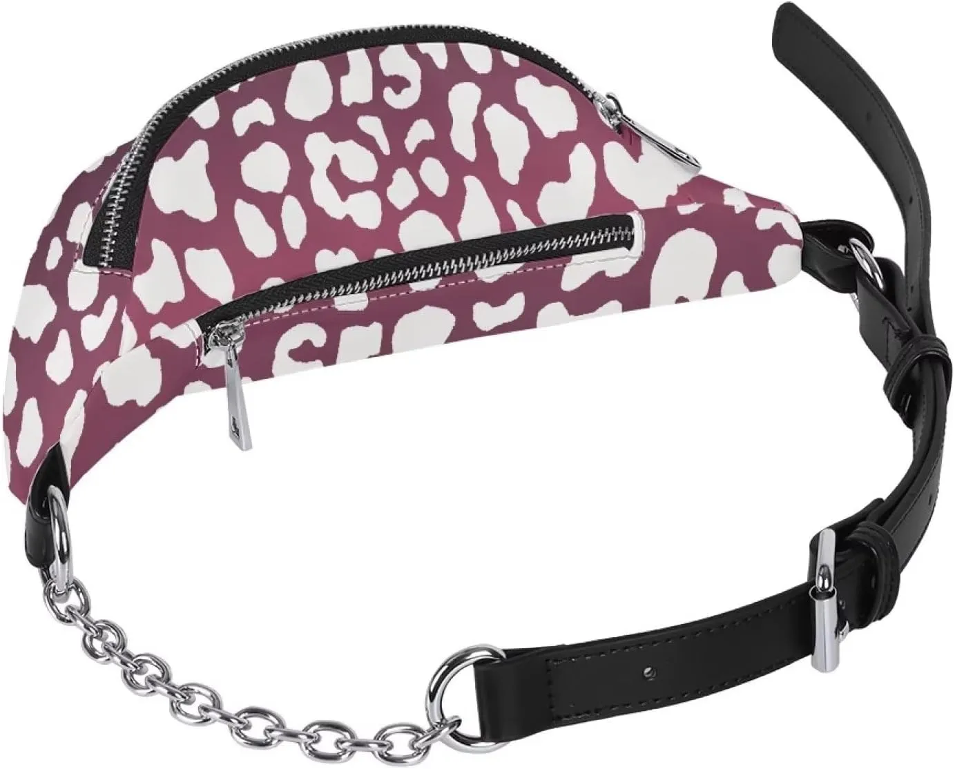 Cow Print Cross Body Pouch Women Lightweight PU Cell Phone Purses Travel Pouch with Pocket Large Crossbody Fanny Pack Carrying All Phones Cards Passports Lipsticks