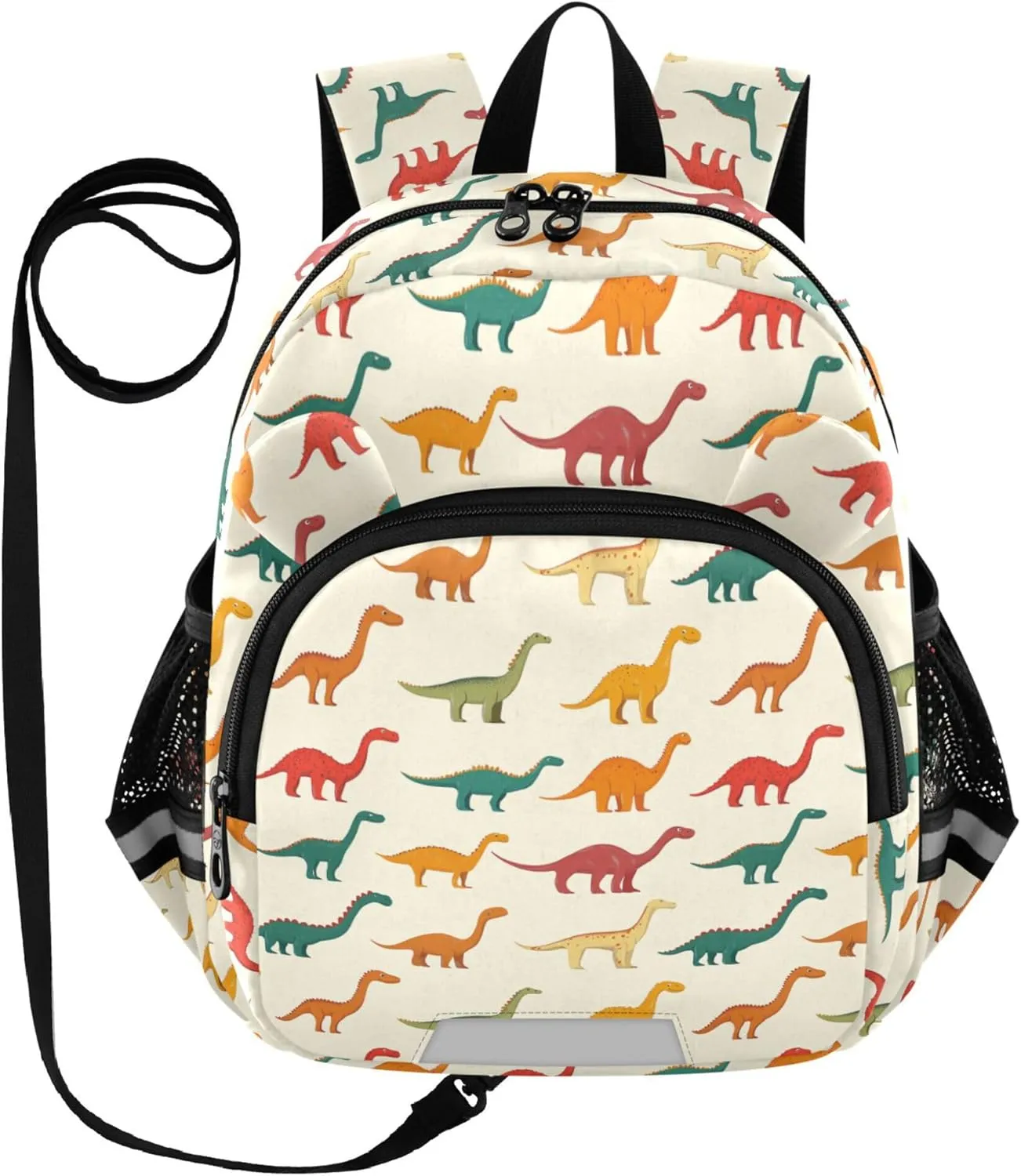 Cute Ears Cute Kid Backpack Leash Boy's/Girl's Anti-Lost Personalized Bookbag Decorations with Reflective Strip S Cartoon Dinosaur Brachiosaurus