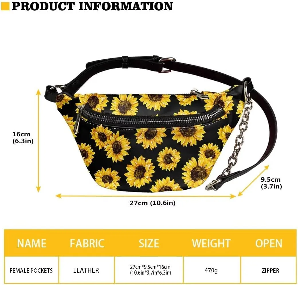 Daisy Girls Purses Cross Body Portable PU Cross Body Shoulder Bag Stylish and Versatile Cell Phone Purses Travel Pouch for Running Hiking Workout Dog Walking Outdoors
