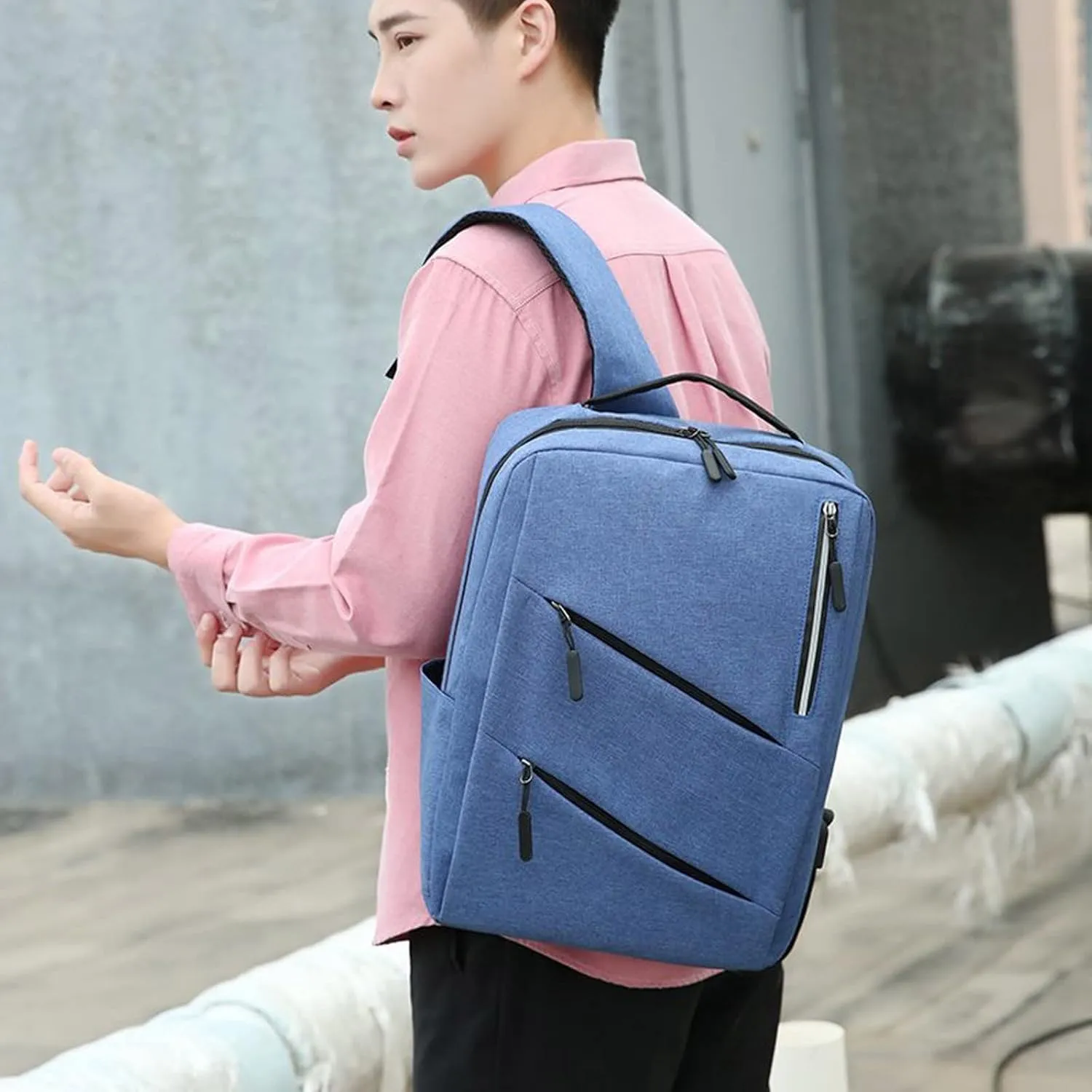 Designer Purses for Women Retro Large Capacity Solid Soft Fashion Backpacks Anti Theft Crossbody Bags for Women(Blue)