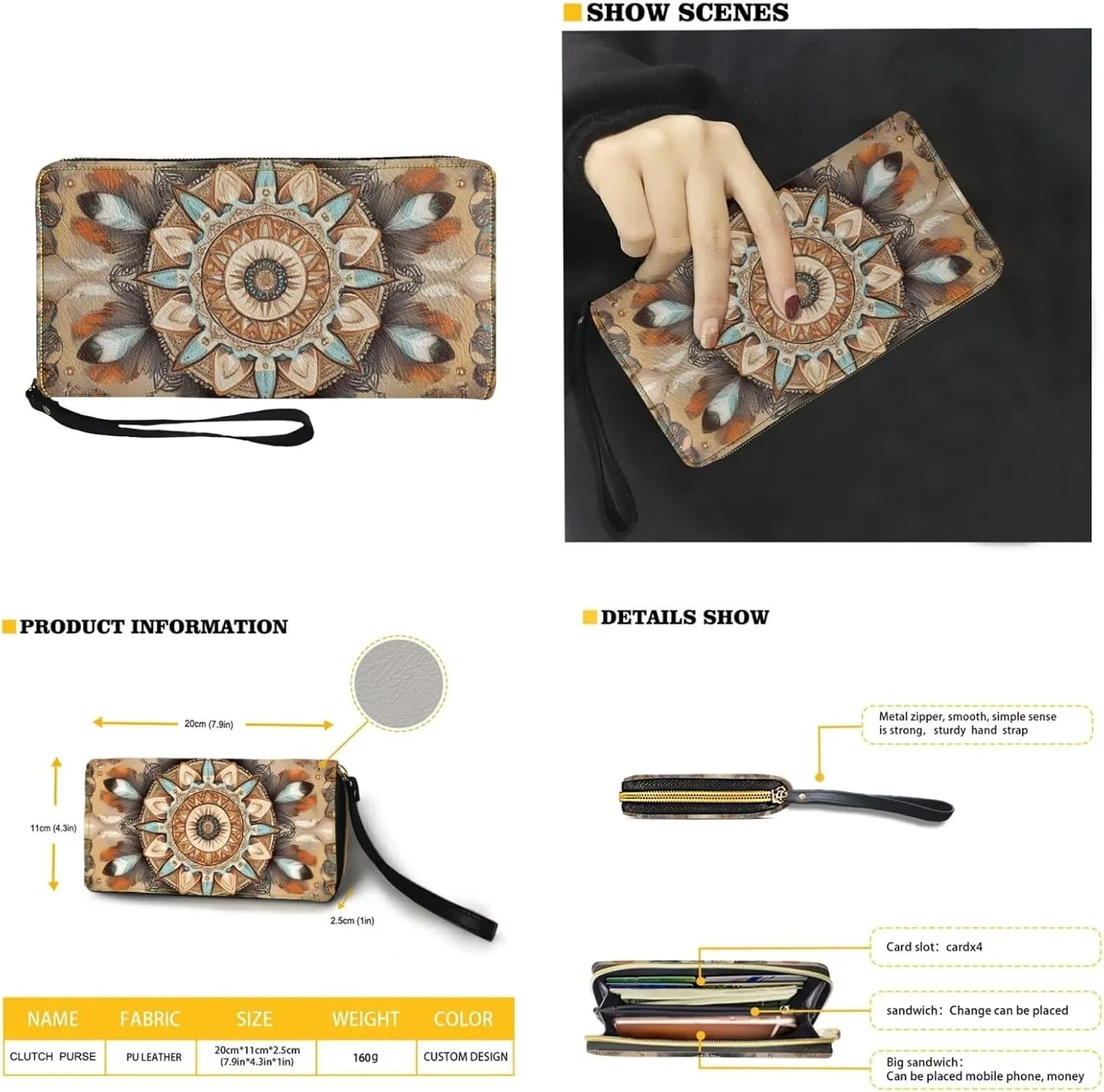 Dolyues Tote Handbags for Women Ladies Tote Handbags with Long Wallet Set PU Leather Women Bag Set Waterproof
