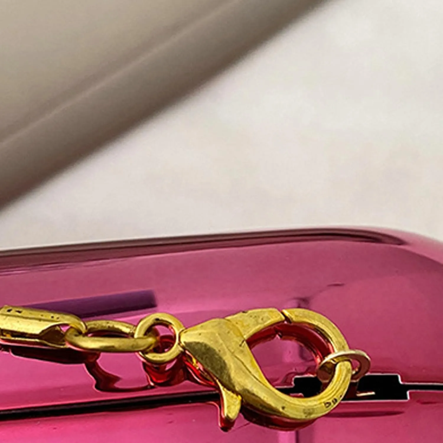 Elegant Women Glossy Acrylic Clutch Bag Glossy Chain Crossbody Dinner Shoulder Handbag Weddings Evening Purse
