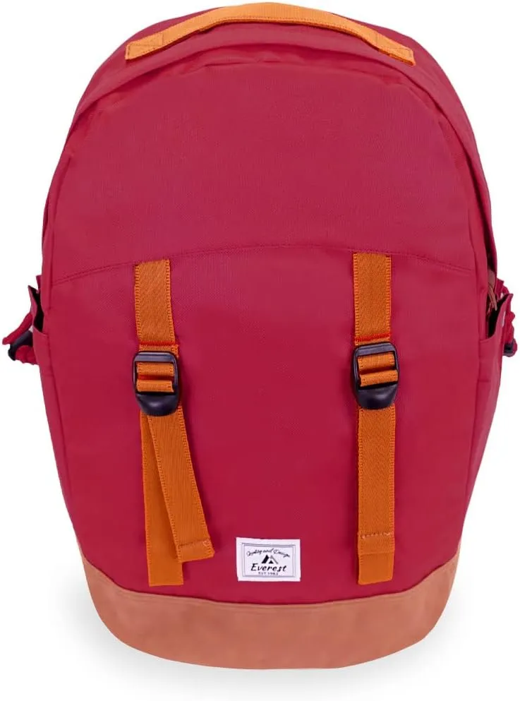 Everest Daypack Backpacks, Burgundy, One Size