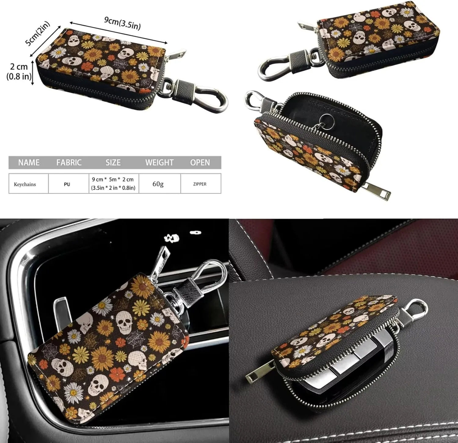 Fashion Ladies Crossbody Handbag Set Shoulder Bag PU Leather Car Key Holder Bag 2 Pieces Bucket Bag for Women