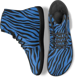 Fashion Print Womens Mens High Top Barefoot Sneakers Flat Shoes