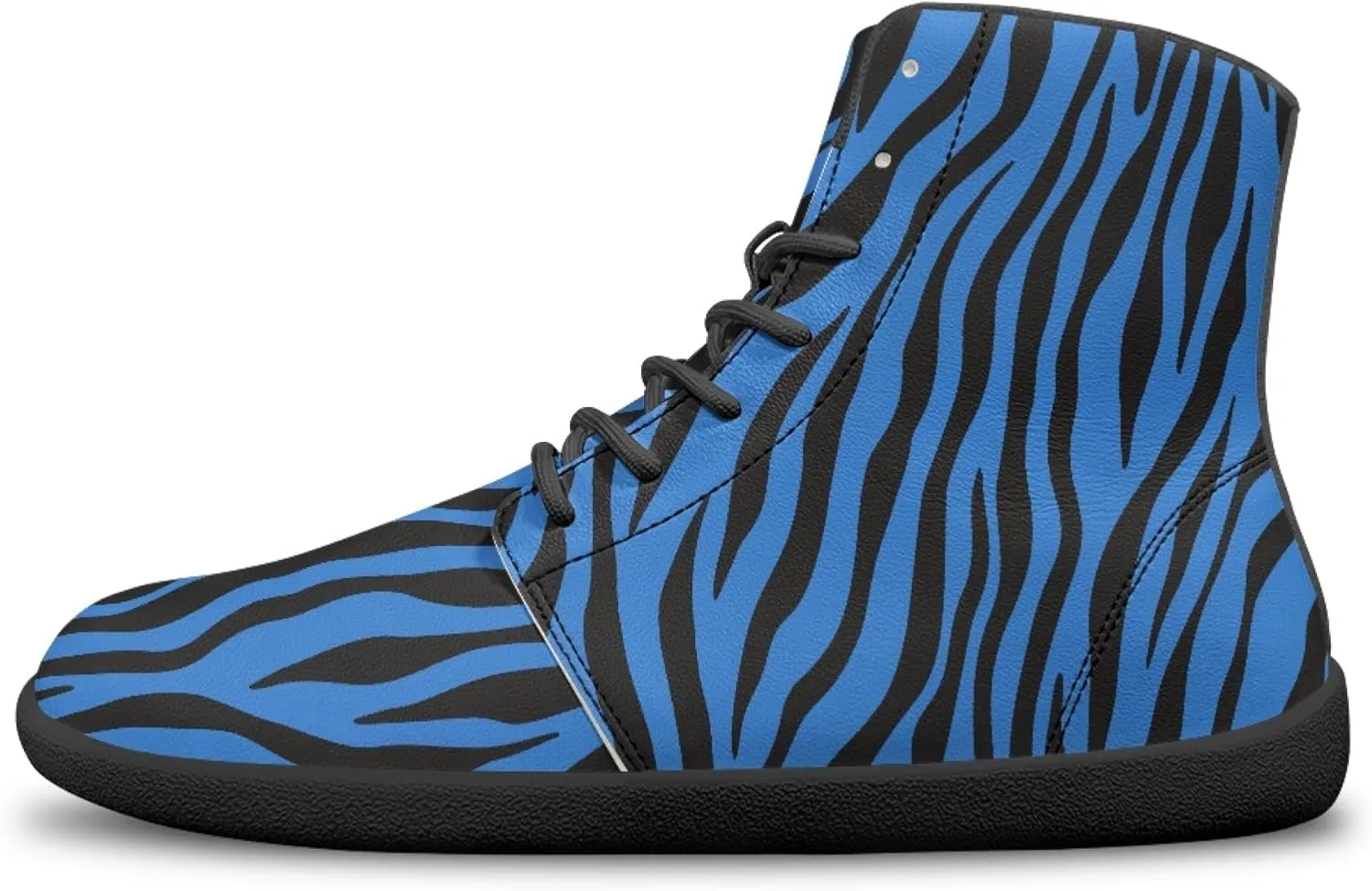 Fashion Print Womens Mens High Top Barefoot Sneakers Flat Shoes