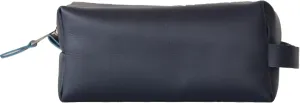 Genuine Leather Dopp Kit - Men's Travel Toiletry Bag, Shaving & Cosmetic Bag for Women (Blue)