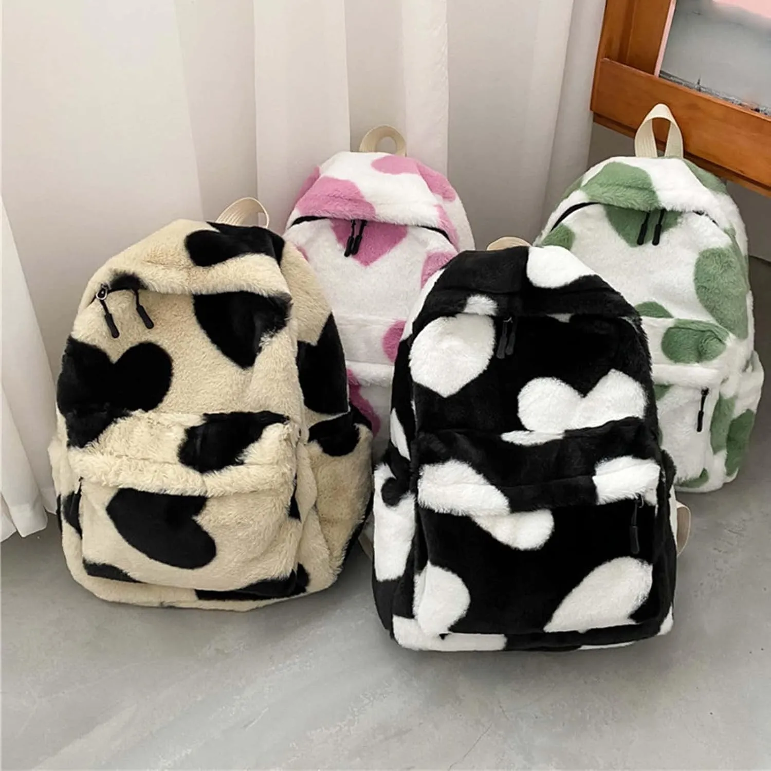 Girls Fashion Mini Backpack Purse Adjustable Shoulder Belt Zipper Backpacks Anti Theft Crossbody Bags for Women(One Size)