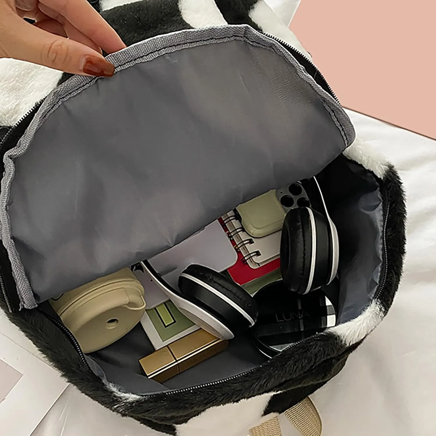 Girls Fashion Mini Backpack Purse Adjustable Shoulder Belt Zipper Backpacks Anti Theft Crossbody Bags for Women(One Size)