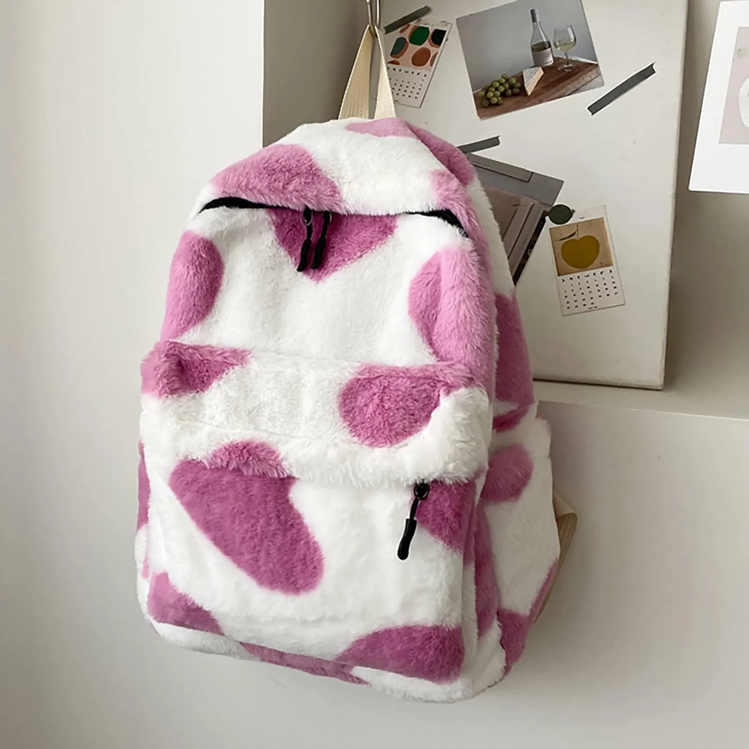 Girls Fashion Mini Backpack Purse Adjustable Shoulder Belt Zipper Backpacks Anti Theft Crossbody Bags for Women(One Size)
