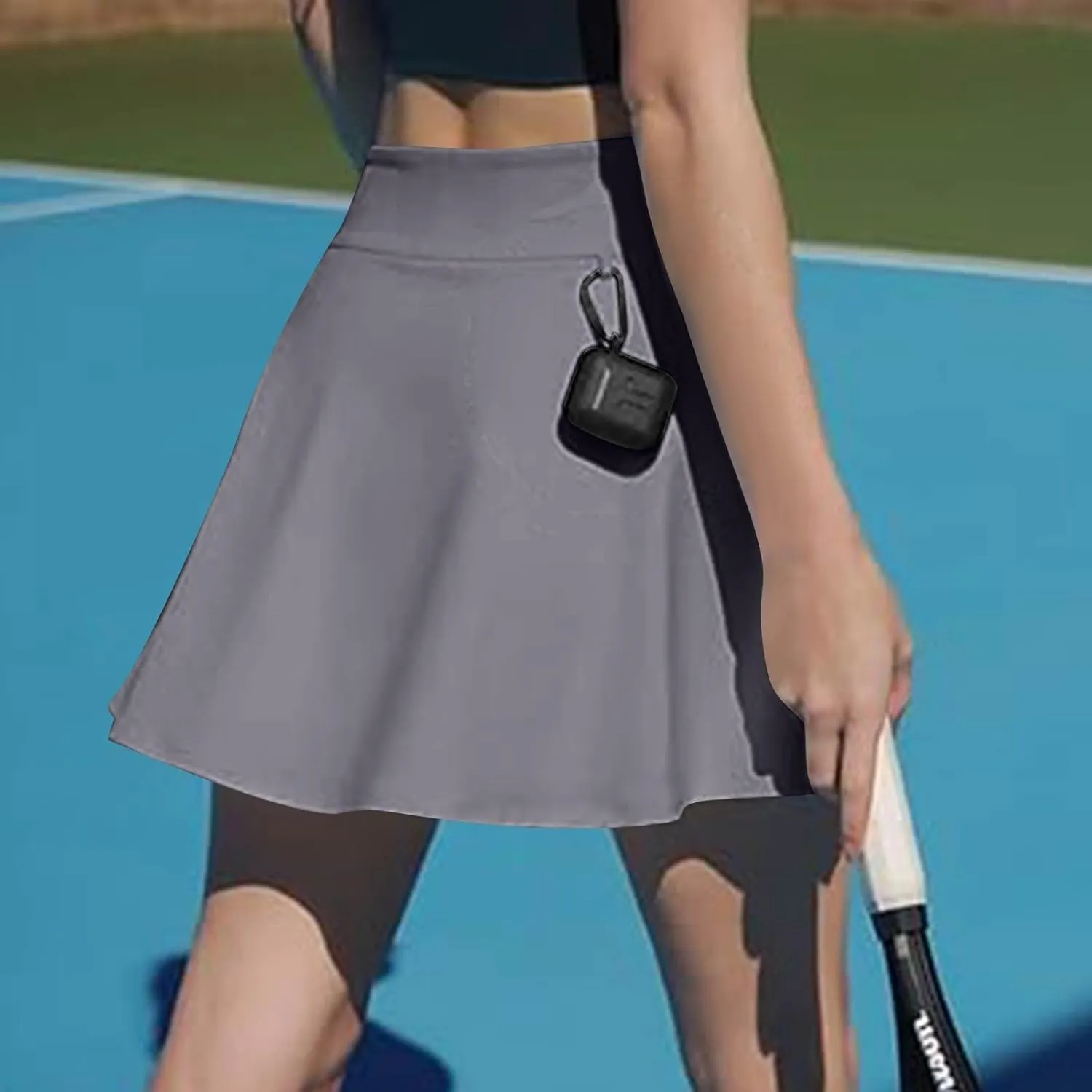 Golf Skirts for Women with Shorts High Waisted Tummy Control Tennis Skorts w/Pockets Lightweight Casual Workout Skirt
