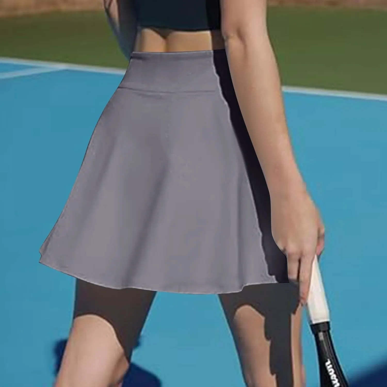 Golf Skirts for Women with Shorts High Waisted Tummy Control Tennis Skorts w/Pockets Lightweight Casual Workout Skirt