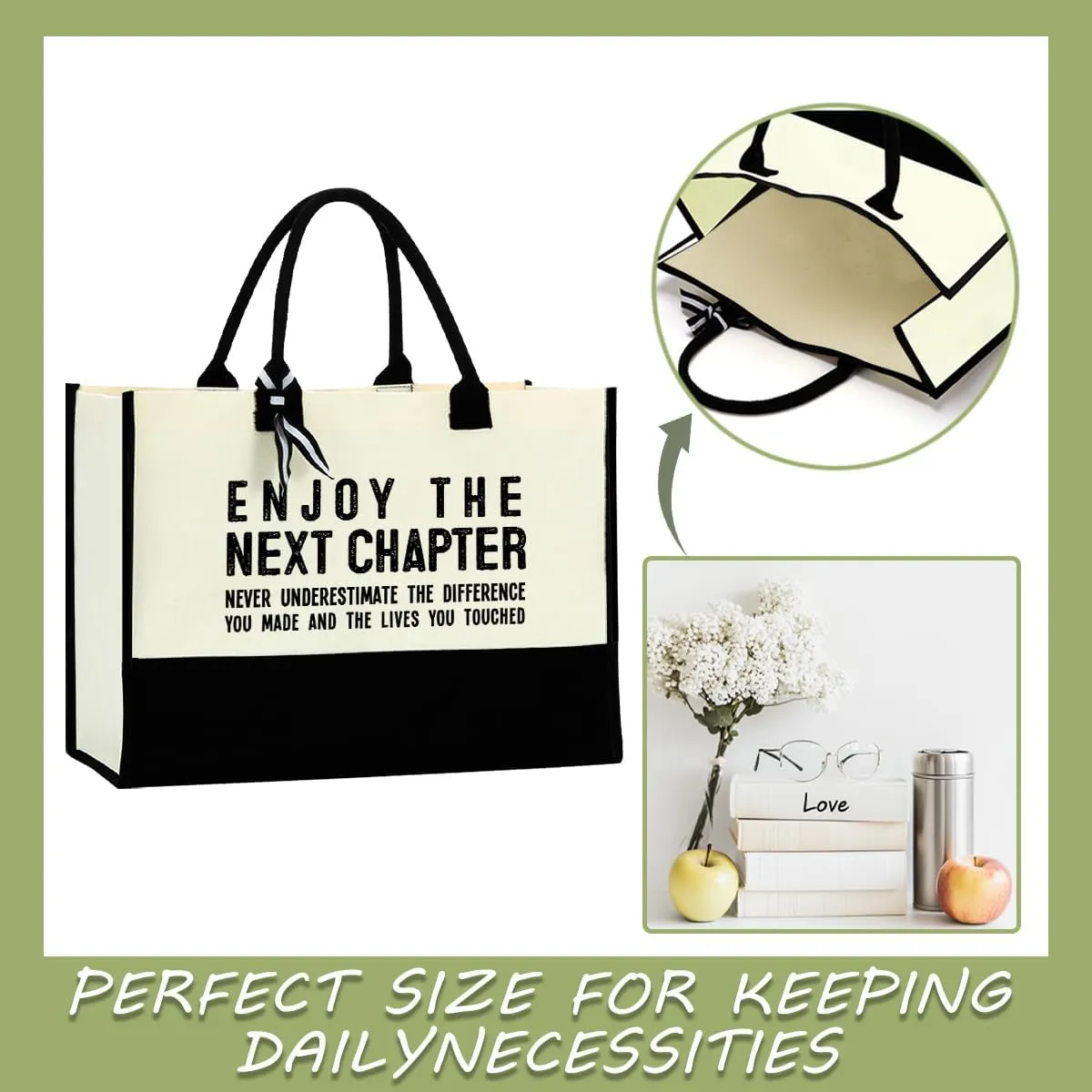 Hanamiya Na Chaos Coordinator Work Bestie Waterproof Large Tote Bag Soul Sister Sunshine Religious Teacher Appreciation Gifts