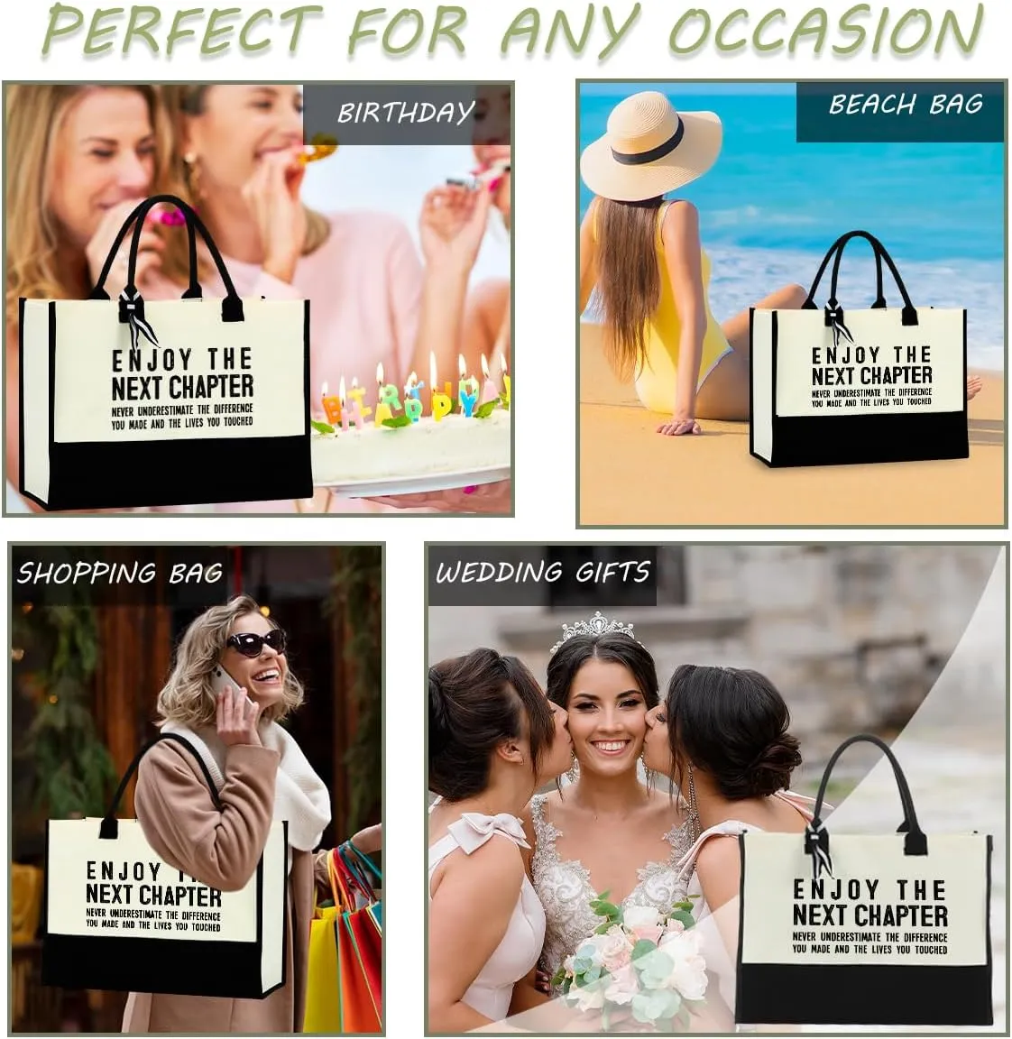 Hanamiya Na Chaos Coordinator Work Bestie Waterproof Large Tote Bag Soul Sister Sunshine Religious Teacher Appreciation Gifts