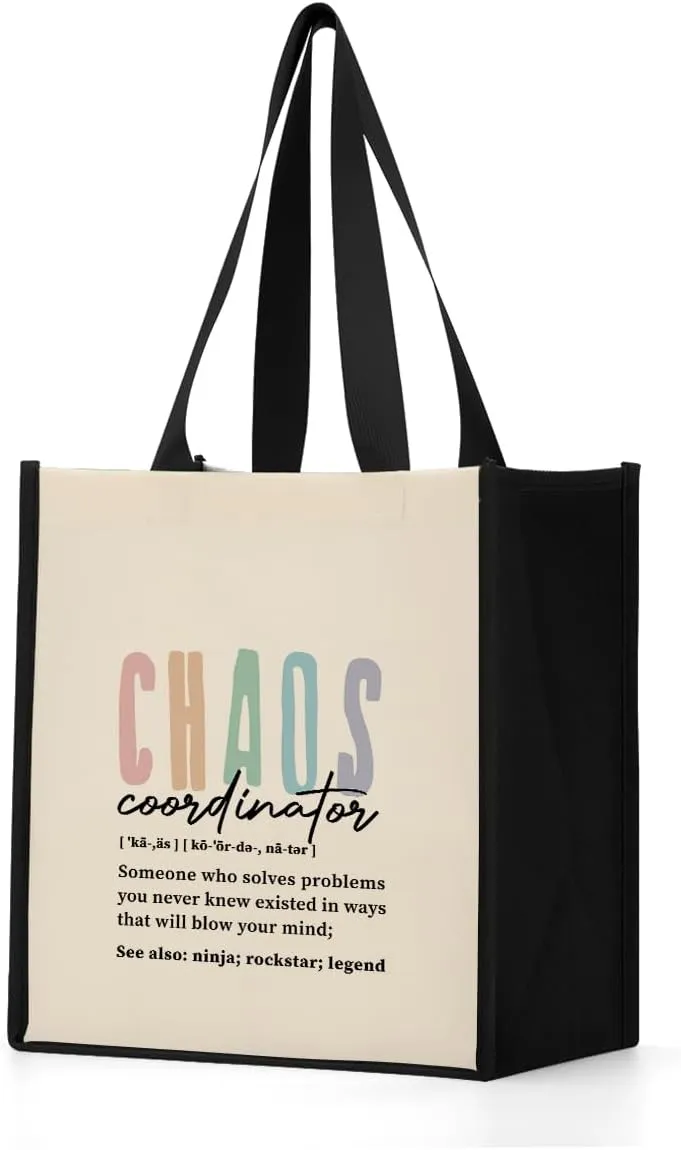 Hanamiya Na Thank You Gifts Chaos Coordinator Work Bestie Waterproof Tote Bag Soul Sister Sunshine Religious Teacher Gifts