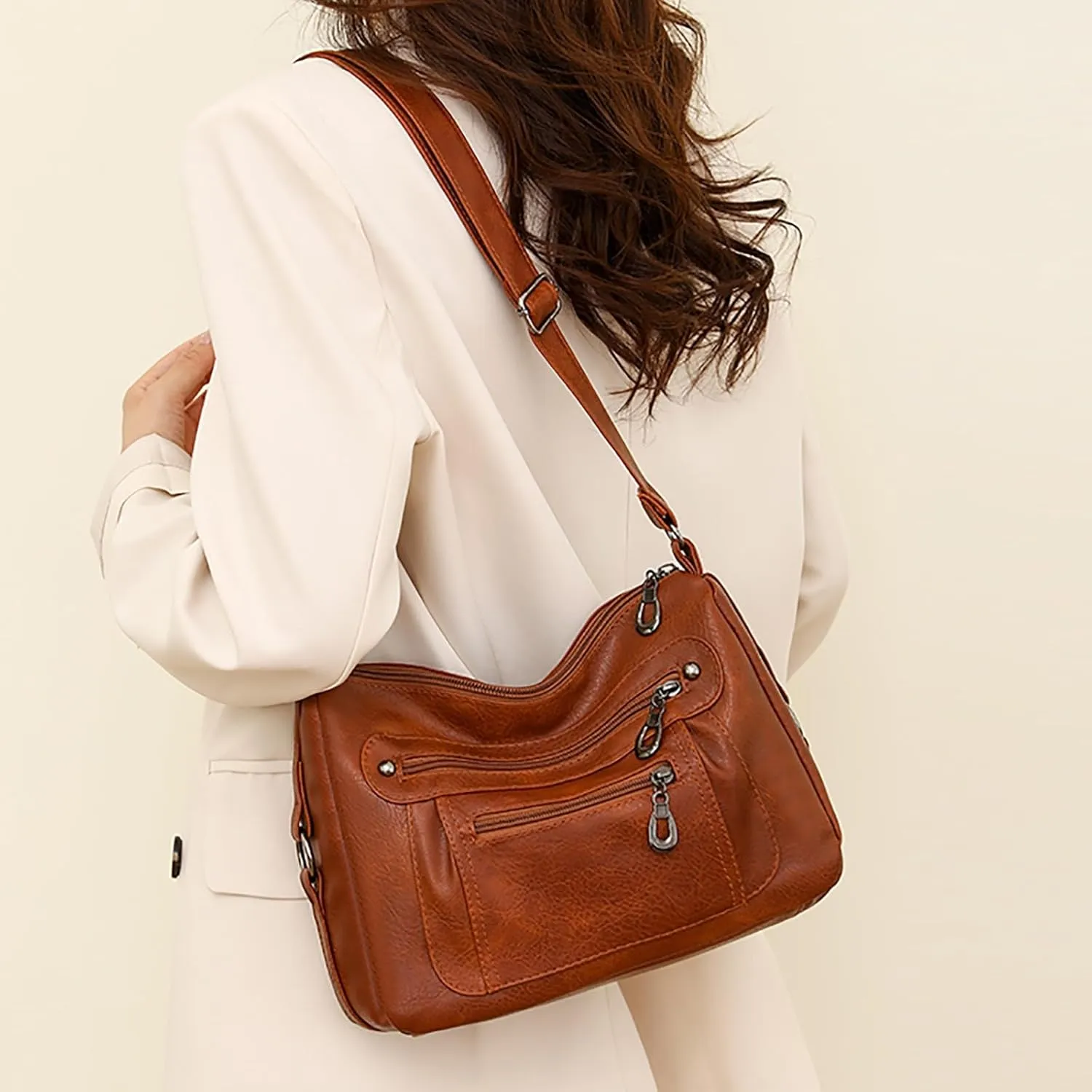Hobo Hobo Bags for Women Leather Soft Slouchy Tote Shoulder Bag Handbags and Purses