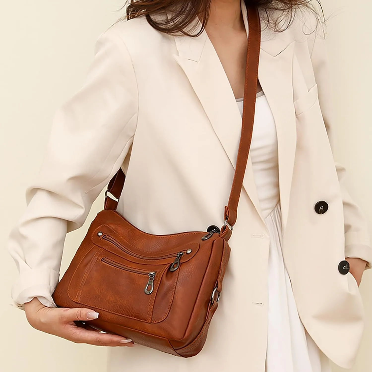 Hobo Hobo Bags for Women Leather Soft Slouchy Tote Shoulder Bag Handbags and Purses