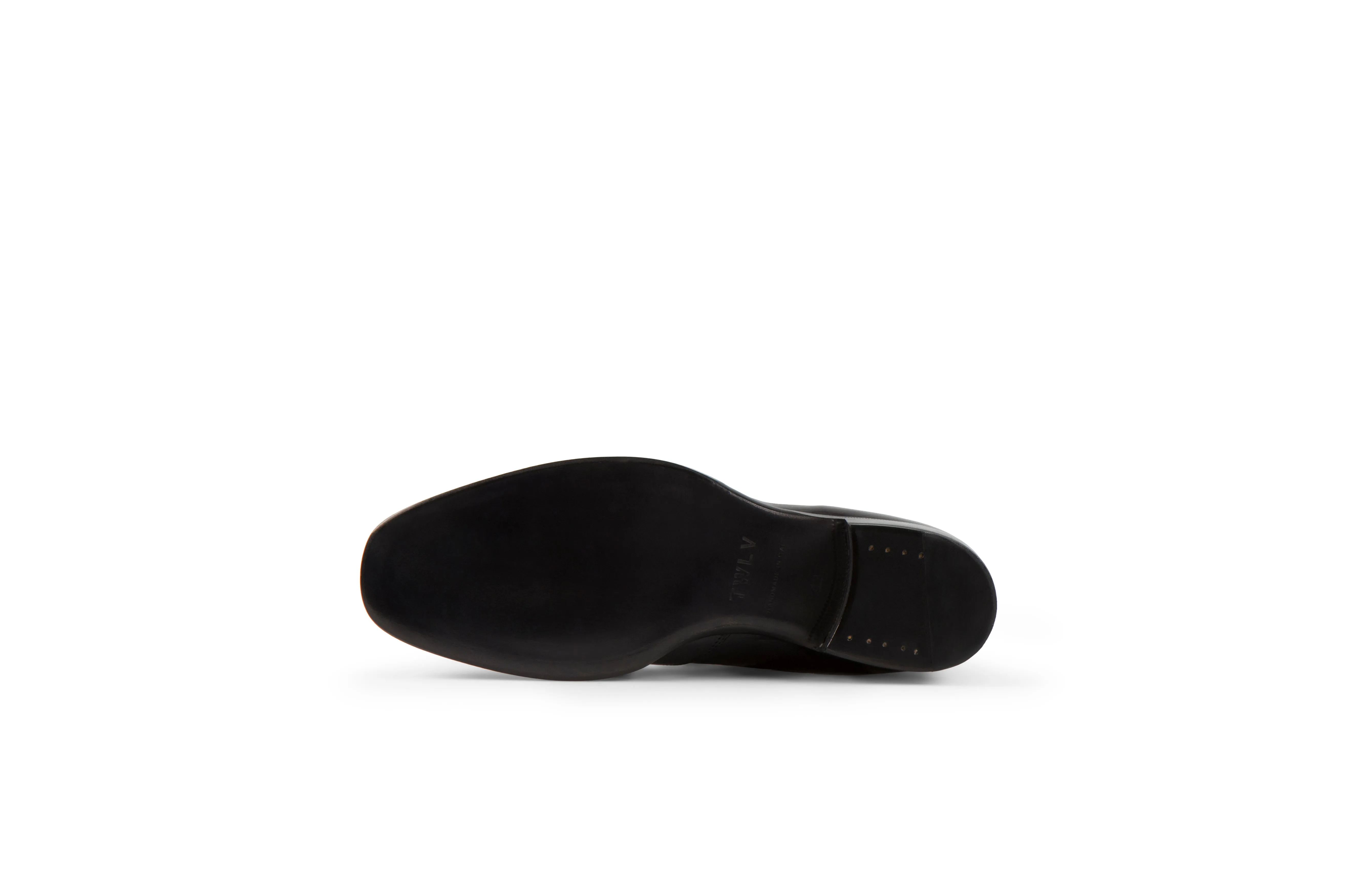 Jay Black Soft Cordovan Leather Chelsea Boots