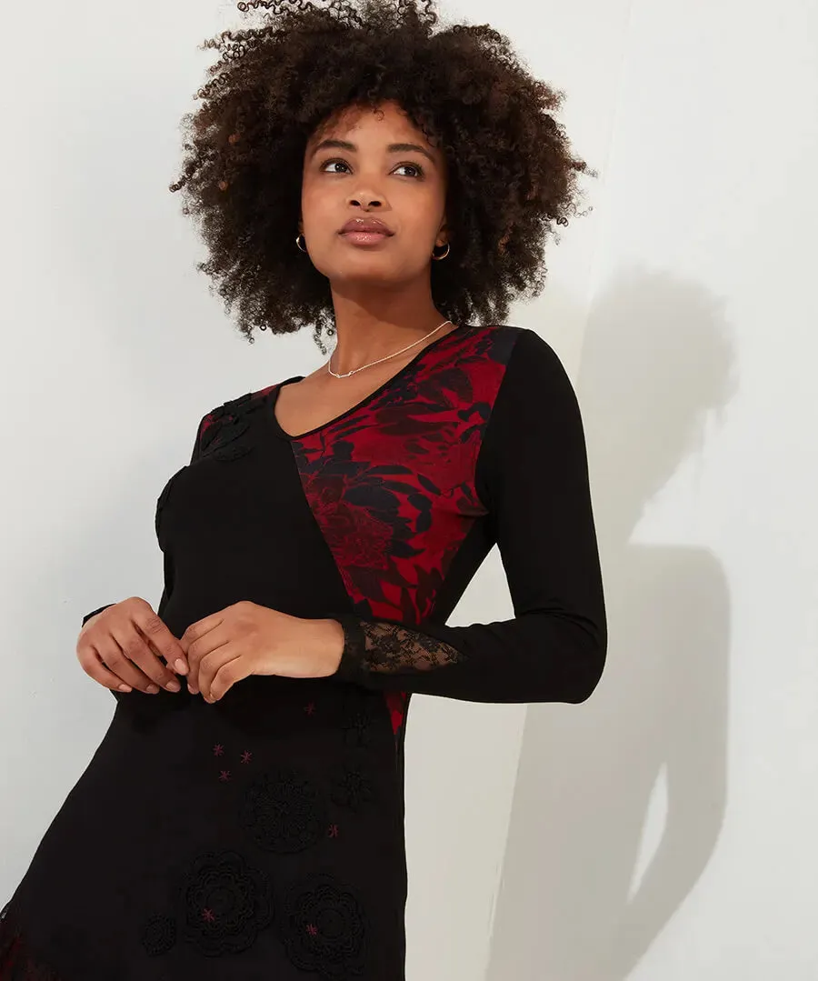 Joe Browns 12 Black Joe's Favourite Cutabout Jersey Tunic