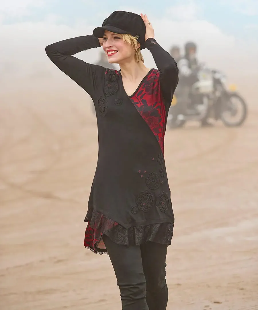 Joe Browns 12 Black Joe's Favourite Cutabout Jersey Tunic