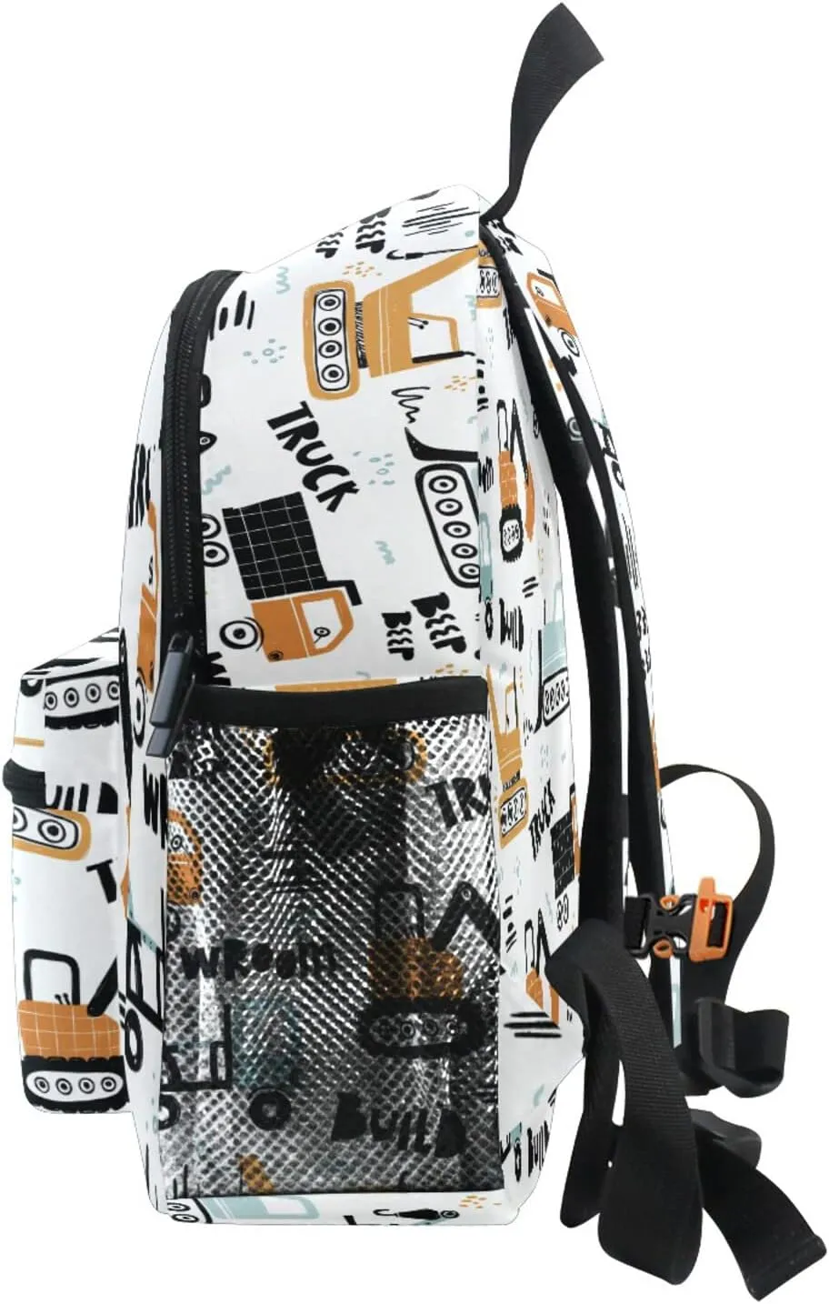 Kid's Toddler Backpack Cartoon Cute Tractor Cars Transport Schoolbag for Cute Boys Girls, Daycare School Children Kindergarten Bag Preschool Nursery Travel Purse Bag