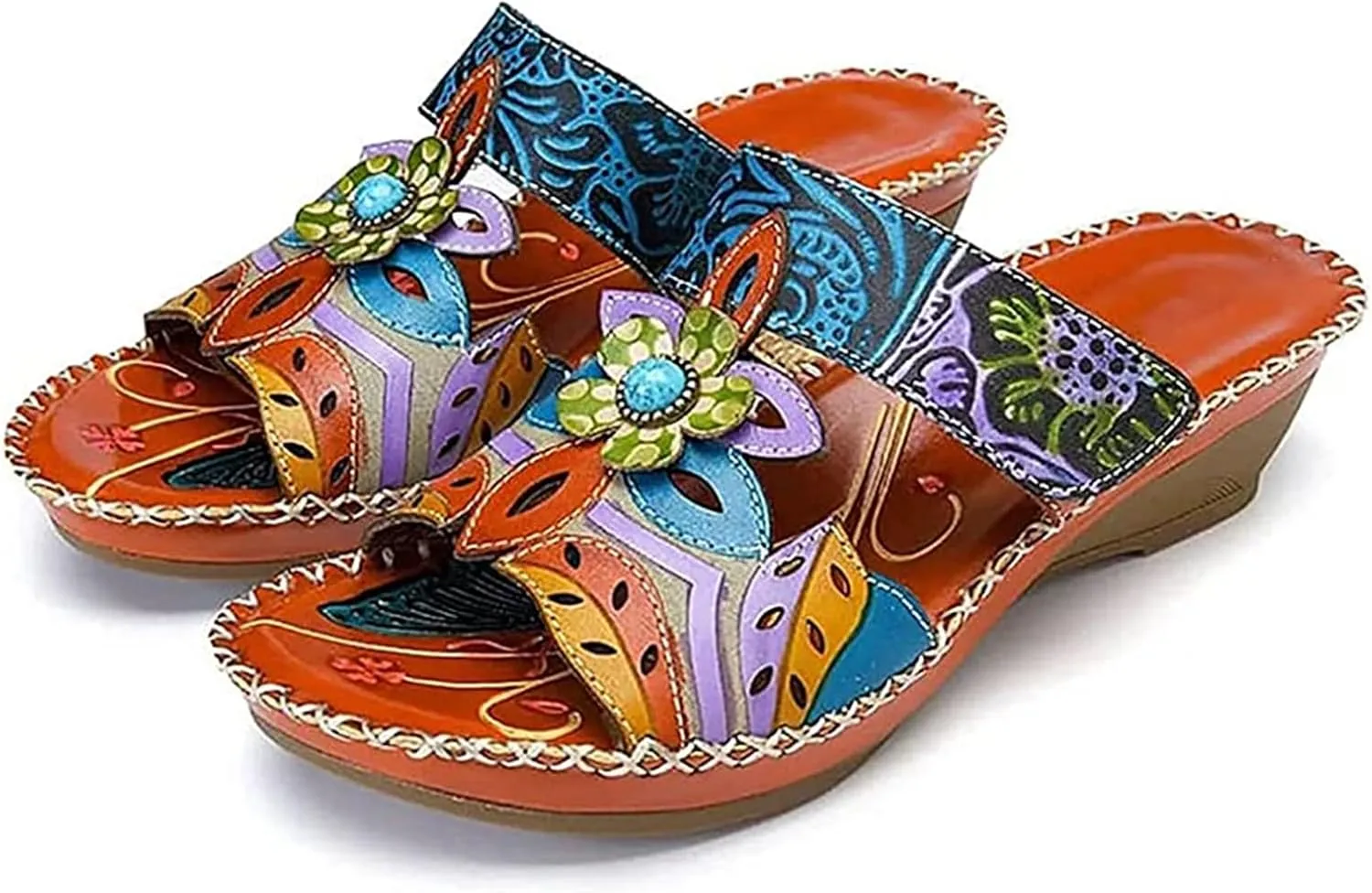 Ladmiple Womens Sandals Comfortable Arch Support Orthotic Flip Flops Dressy Summer Cute Orthopedic Slides Walking Shoes 2024