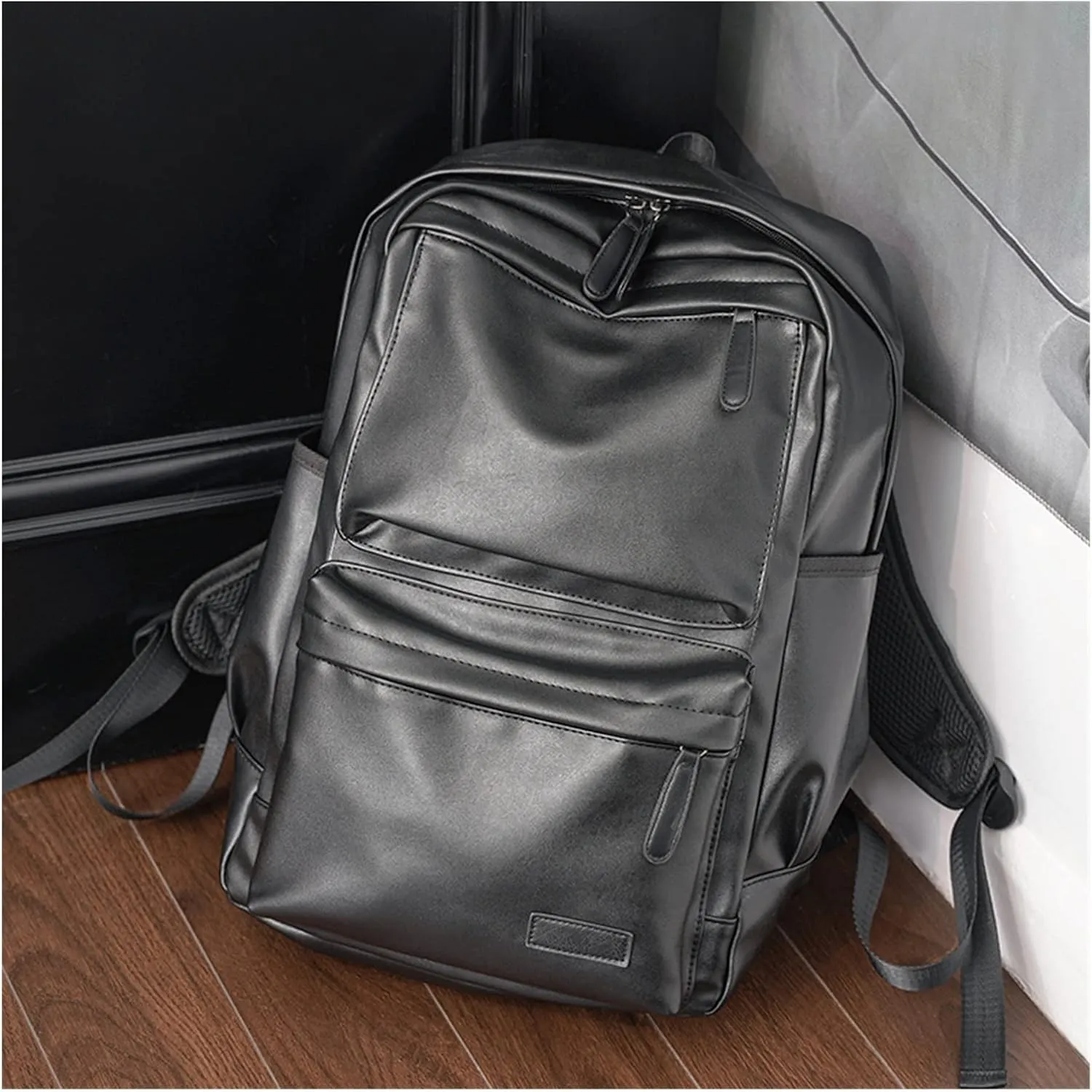 Large-Capacity Backpack for Men Fashion Style Backpack Men Soft Leather Laptop Backpack Casual Travel Bag for Men