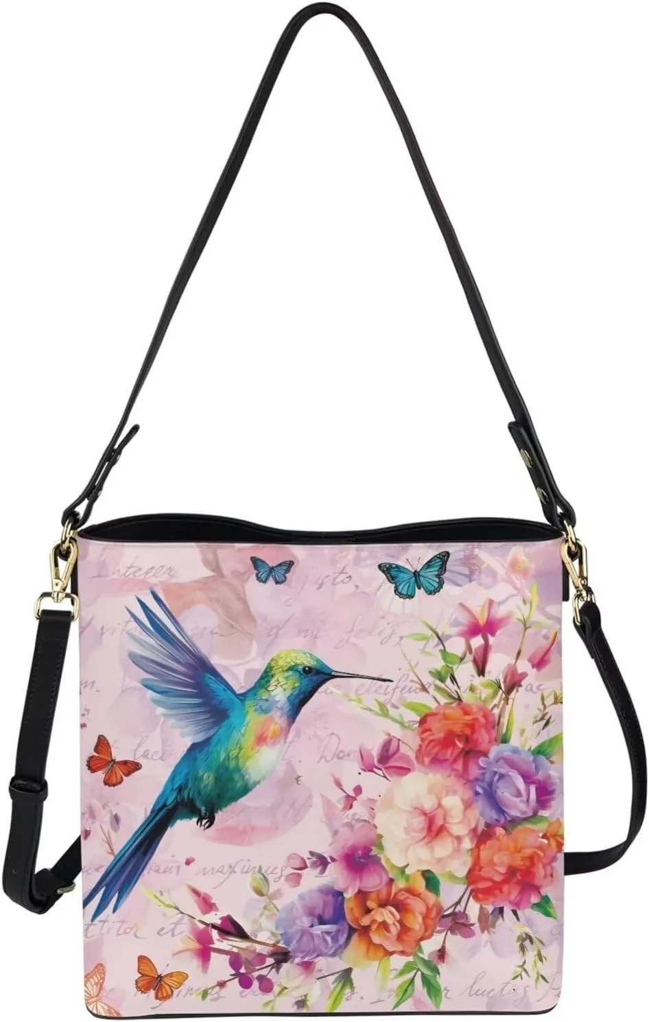 Leather Tote Bag for Women Bucket Bag Tote Purse Shoulder Bag Work Tote Bag with Multiple Inner Pockets