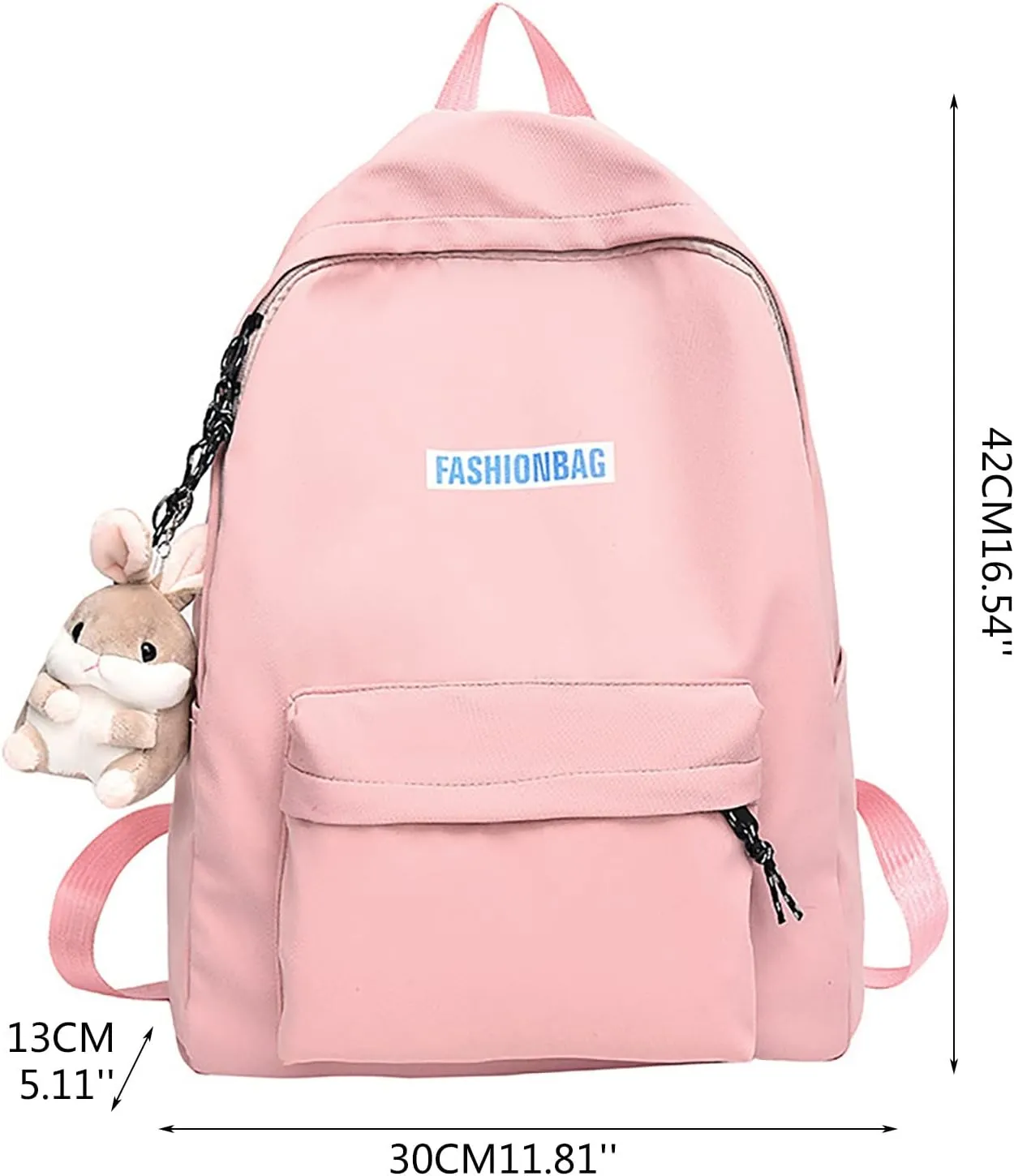 Lightweight Puffer Quilted Travel Backpack Cute Bookbags for College School Travel Zipper Animal Print Rucksack(One Size)